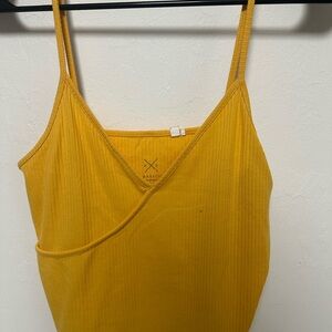 Asics Mustard Yellow Camisole Top